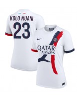 Paris Saint-Germain Randal Kolo Muani #23 Venkovní Dres pro Dámské 2024-25 Krátký Rukáv